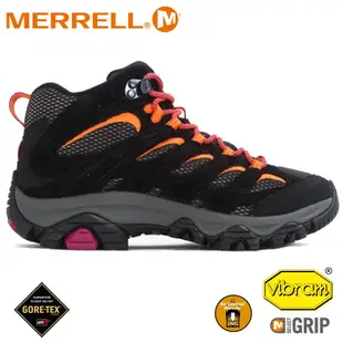 MERRELL 美國 女 MOAB 3 MID GORE-TEX登山鞋《黑色》ML037204/健行 (8.5折)