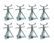 Static Caravan Very Small Axle Stands X8 Mobile Home Siting Chassis 7.5" - 10.5"
