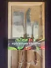 Epicurean Cuisine Mini Cheese Knife and Board Set of 4