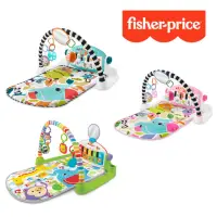 在飛比找momo購物網優惠-【Fisher price 費雪】可愛動物鋼琴健身器/健力架