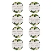 8x Splosh Greenhouse 11cm Ceramic Relax Coaster Drink Mat Pad Table Round