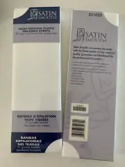 SATIN SMOOTH Non-woven Cloth Waxing Strips - 100CT