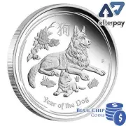 2018 $1 PERTH MINT YEAR OF THE DOG 1OZ SILVER PROOF COIN CERTIFICATE 1221