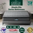 Giselle Mattress Pillow Top Queen Double King Single Size Medium Firm Foam 18cm