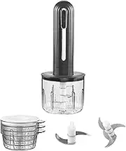 Electric Food Destroyer - USB Loadable Onion Shredder | Kitchen Appliance Portable Onion Meat Baby Food Salad Multifunctional Wireless Garlic Shredder Designed Compact and Light for Kitchen and