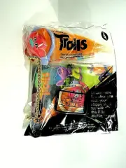 TROLLS DJ SUKI PENCIL HEAD TOPPER-PENCIL & SKETCH PAD NIP MCDONALD'S 2016 #6