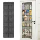 Fabric Shoe Rack Mesh Pockets Wardrobe Hanging Bag Storage Bag Rack Slippers