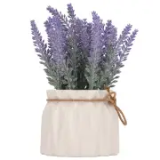 Small Artificial Plants Pots Mini Fake Potted Plants Indoor Outdoor Home NEW