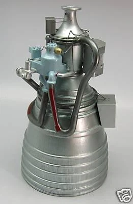 RL-10 Pratt-Whitney Rocket Engine Mahogany Kiln Dry Wood Model Large New