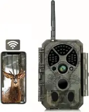 Folgtek WiFi Trail Camera 32MP 1296P Infrared Night Vision Motion Detection