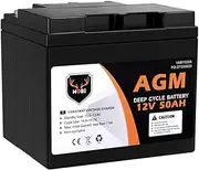 Mobi 12V 50AH AGM Battery Lead Acid Battery Deep Cycle Mobility Scooter Golf Cart Camping