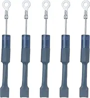 5 PCS Microwave Diodes 0.35A 12KV for GE, LG, Amana, Electrolux, GE, Kenmore, Maytag, Whirlpool ，Replaceable Parts T3512, 3512, HVM12, 512H High Voltage Diode(CL01-12)