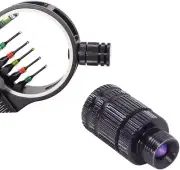 SOPOGER Archery Bow Sight Light - Compound 3/8-32 Led Battery Fiber Optic Bow...