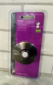 StyleSelections Oil-Rubbed Bronze LED Wired Doorbell Button #2369371
