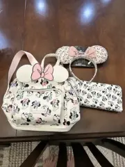 Disney Minnie Mouse Set | Backpack, Wallet & Ears Headband | 2025 Aldi Exclusive