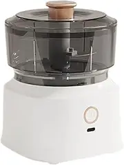 Convenient Food Processor With Larger Capacity Low Noise for Operation Can Be Used Anywhere ABS Food Mixer Kitchen Blender, white