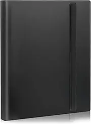 Card Binder, 9 Pocket Trading Card Album Folder,20 Pages, 360 Card Capacity Sports Card Binder, Premium Card Binders Compatible with MTG, TCG, Baseball Cards (Black)