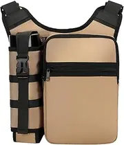 [Hailong Ming] Crossbody Daypack for Outdoor Activities, Portable Sling Backpack for Men and Women
