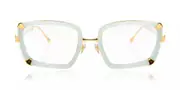 Anna-Karin Karlsson SILVER MOON Opal Men's Glasses Green Size 52 - Private Health Rebate - Blue Light Block Available