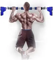 Doeplex Pull Up Bar with Locking Mechanism Door Exercise Bar Adjustable Width