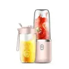 NNEDSZ Portable High-Speed Blender with USB Rechargeable Battery - 2-in-1 Bottle