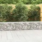 vidaXL Gabion Wall with Covers Galvanised Steel 300x50x50 cm HEE