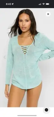 Beach bunny swim suit cover up size Small Payton Beach Sweater