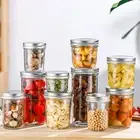 Nut Storage Container Pantry Organization Glass Sealed Jar with Airtight Lid
