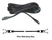 SAE Extension Cable 15 ft with two SAE connectors at the end