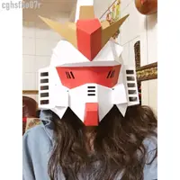 在飛比找蝦皮購物優惠-合金模型 DIY手作面具 COSPLAY 鋼鐵人頭套 頭盔 