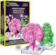 National Geographic BANDAI JM02766 -Crystal Garden Starts Growing in 20 Minutes-Educational Science Kit