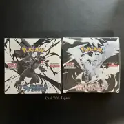 Black Bolt White Flare Booster Box Set Pokemon Card Japanese New Sealed w/shrink
