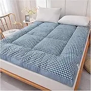Tatami Mat Sleeping Pad Japanese Floor Soft Skin Friendly Futon Mattress Foldable Massage Bed Mattressas Non-Slip and Breathable for Guest Travel Camping UE-MAOLU(3,150 * 200cm)