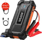 S8 Ultra 4000A Portable Car Battery Jumper Starter 24000mAh Power Bank LED Torch