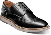 [Florsheim] Men's, Vibe Wingtip Oxford, Black, 12 Wide