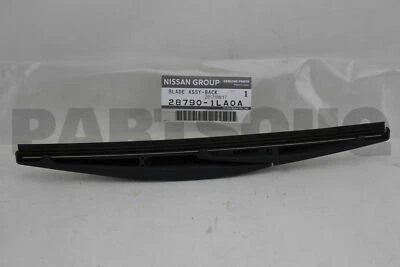 287901LA0A Genuine Nissan BLADE ASSY-BACK WINDOW WIPER 28790-1LA0A