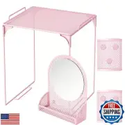 Svartur Locker Shelf with Locker Mirror Magnetic and 2 Magnetic Pen Cups, Loc