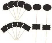 HANABASS 20pcs Plant Markers Garden Labels for Writable Chalkboard Stakes for Potted Plants and Decorative Easy to Insert for Home and Garden Use