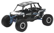 New Ray Toys 1:18 Scale UTV of RZR XP 4 Turbo Rock Crawler White Lightning