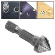 Practical Drill Bit 6 Flute Countersink 1 Pcs 45# Steel 6 Slot Chamferer
