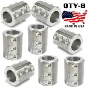 8 - Steel Universal Weld On Bar Clamp 1" Roll Cage Fabrication Mount 6 Bolt