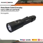 Powa Beam Comet Everyday 1300 Lm Led Torch Usb Rechargeable #f-cx1