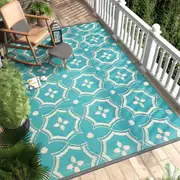 120x180cm Reversible Printed Picnic Mat Plastic Camping Mat Outdoor Patio Floor Mat