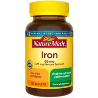 在飛比找蝦皮購物優惠-Nature Made美國萊萃美 鐵劑 iron 65 mg