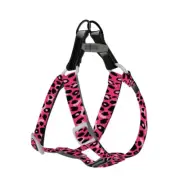 Step In Dog Harness Pet Puppy Reflective Leopard