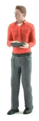 Atlantic Case "Ali" 1/18 Hand Painted Resin Figure - Die-Cast Cars Display