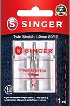 SINGER 04719 Universal Twin Stretch Sewing Machine Needle