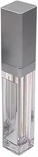 kokiya 2x7ml Empty Lip Gloss Tubes Lip Container W/Mirror & Clear+, Clear+, 4 Pcs