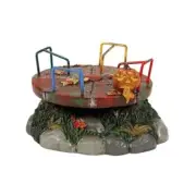 Village Collection Accessories Halloween Scary-Go-Round Animated Figurine,