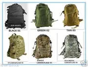 Outdoor Sport Camping Hunting Military Backpack Bag 4Camera Knife MultiTools 3-D